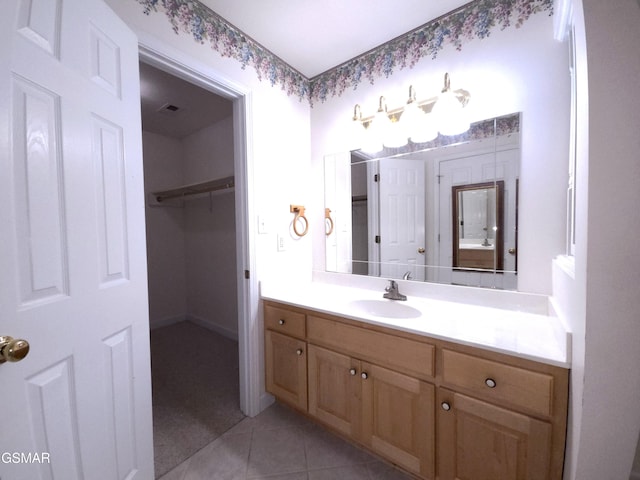 2865/2869 Happy Hollow Rd, Sevierville, TN 37862 - bathroom with vanity and tile patterned floors