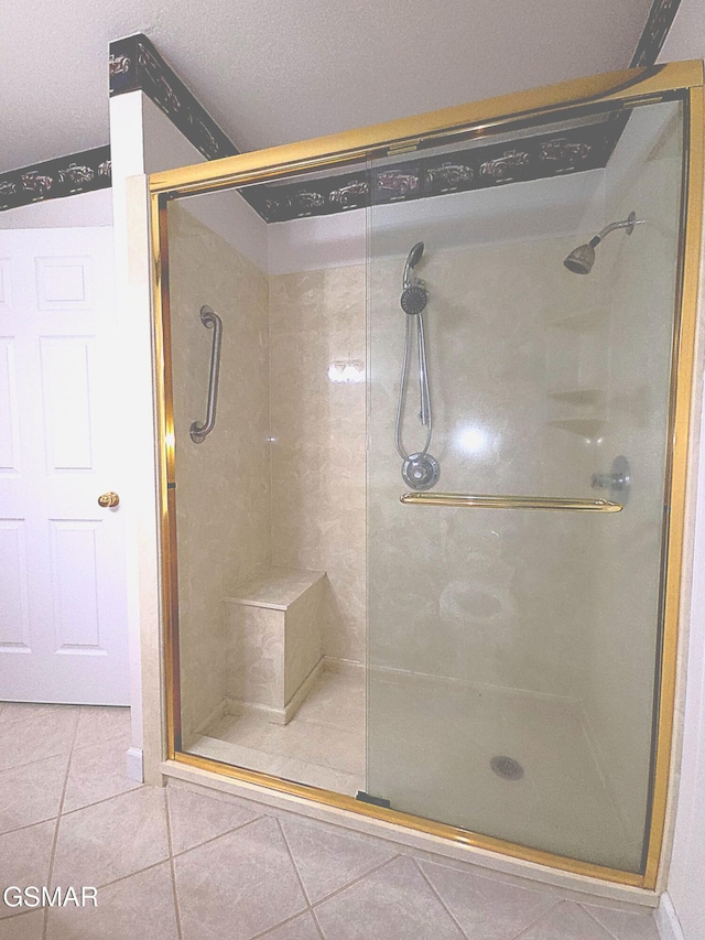 2865/2869 Happy Hollow Rd, Sevierville, TN 37862 - full bath with a shower stall and tile patterned flooring