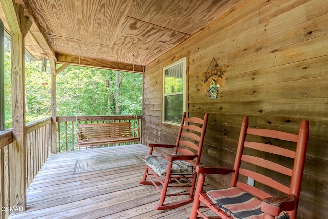 3078 Winding Way, Cosby, TN 37722 - view of deck
