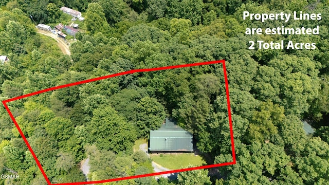 3078 Winding Way, Cosby, TN 37722 - view of property location featuring property parcel outlined