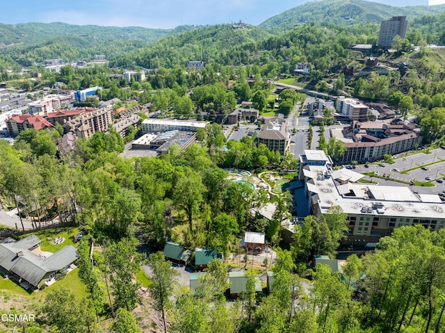 822 Eagle Cove Way, Gatlinburg, TN 37738 - aerial overview of property's location featuring mountains and a forest