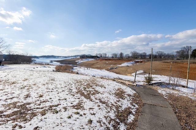 1369 Paradise Ln, Dandridge, TN 37725 - view of snowy yard