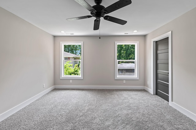 174 W Meeting St, Dandridge, TN 37725 - carpeted empty room with ceiling fan