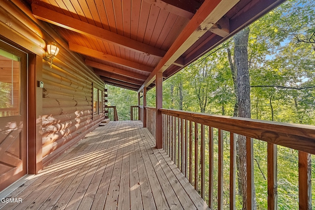 2219 Wingspan Dr, Sevierville, TN 37876 - view of deck