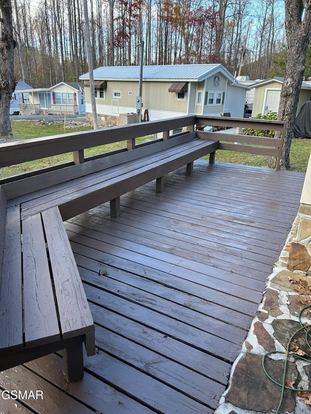 view of deck