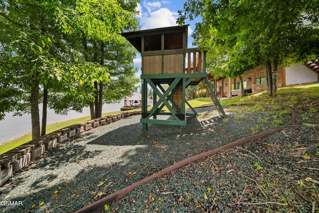 3995 Island View Way, Sevierville, TN 37876 - view of playground featuring a water view