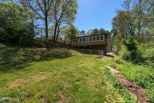 1940 Big Chiefs Skyview Dr, Sevierville, TN 37876 - view of yard with fence