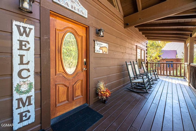 2430 Cobbler Way, Pigeon Forge, TN 37863 - entrance to property featuring covered porch