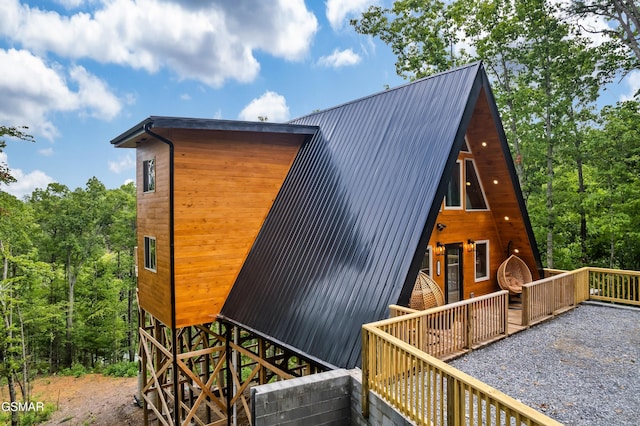 2278 Headrick Lead, Sevierville, TN 37862 - view of property exterior with a metal roof