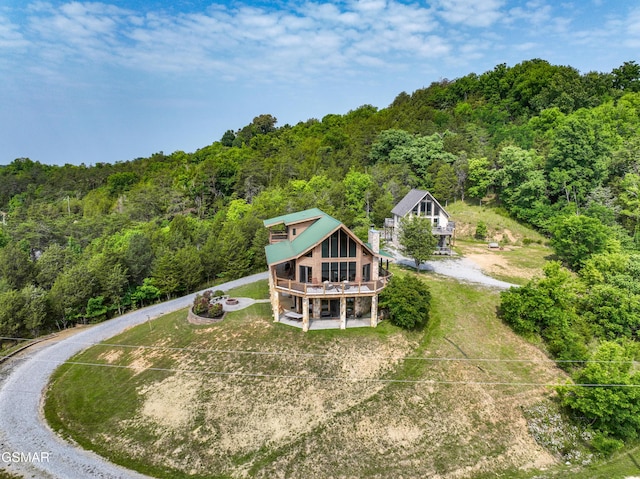3829 Island View Rd, Sevierville, TN 37876 - view of subject property featuring a heavily wooded area