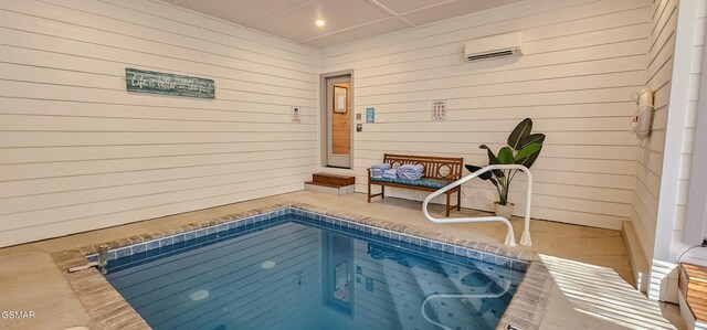 1531 Bear Valley Rd, Sevierville, TN 37876 - view of pool with a hot tub and a wall unit AC