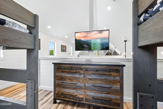 interior space featuring hardwood / wood-style floors