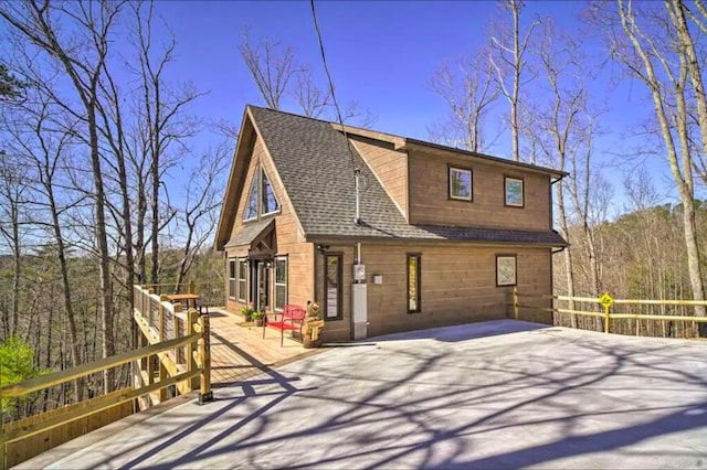 view of rear view of house