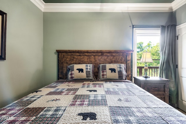 415 Big Bear Way, Pigeon Forge, TN 37863 - unfurnished bedroom featuring crown molding