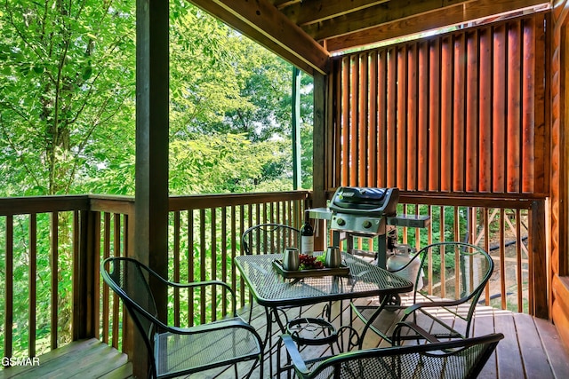415 Big Bear Way, Pigeon Forge, TN 37863 - deck with outdoor dining area