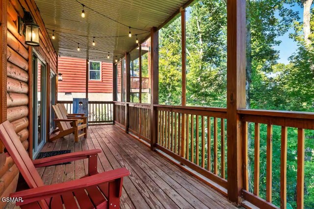 668 Stockton Dr, Sevierville, TN 37876 - view of wooden terrace
