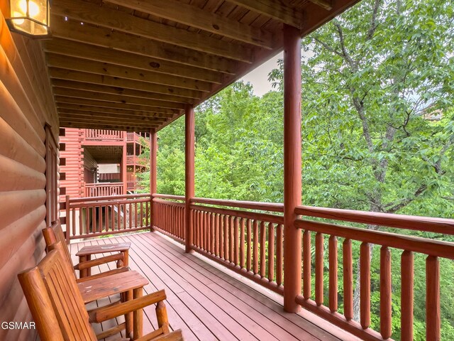 2316 Boulder Way, Sevierville, TN 37862 - view of wooden deck