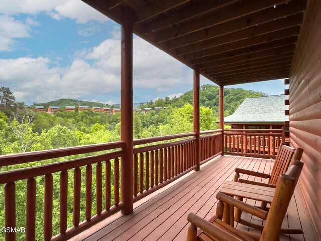 2316 Boulder Way, Sevierville, TN 37862 - view of wooden terrace