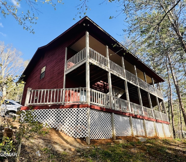 3430 Laurel Ridge Way, Sevierville, TN 37862 - view of home's exterior featuring a balcony