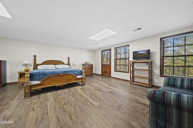 3430 Laurel Ridge Way, Sevierville, TN 37862 - bedroom with a skylight, wood finished floors, and multiple windows