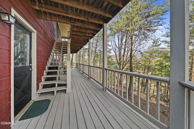 3430 Laurel Ridge Way, Sevierville, TN 37862 - deck with stairway