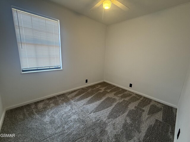 525 Freeman Ave, Newport, TN 37821 - carpeted empty room featuring a ceiling fan and baseboards