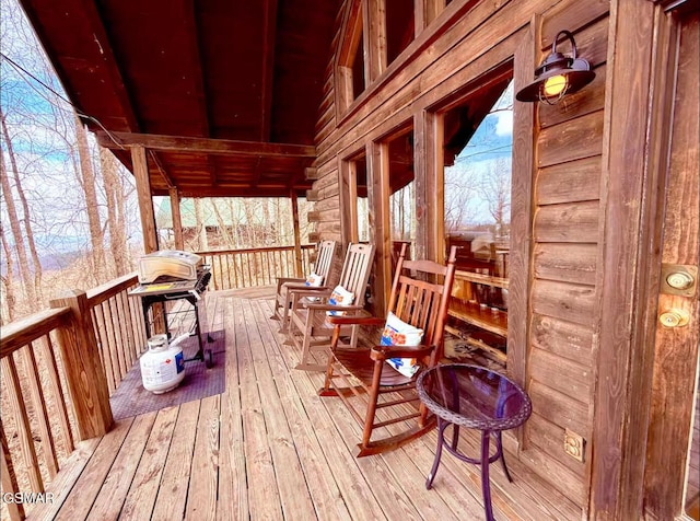 2438 Walnut Ridge Way, Sevierville, TN 37862 - deck featuring area for grilling
