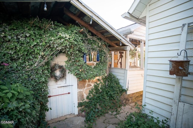 view of side of property