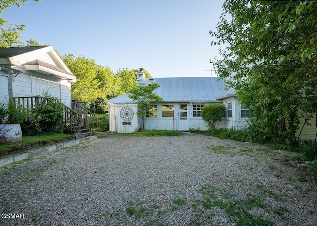 view of side of property