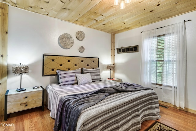 3230 Cove Creek Way, Sevierville, TN 37862 - bedroom with wood ceiling and wood finished floors