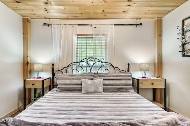 3230 Cove Creek Way, Sevierville, TN 37862 - bedroom featuring wood ceiling and baseboards