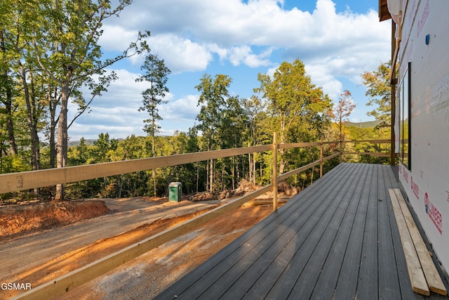 view of deck