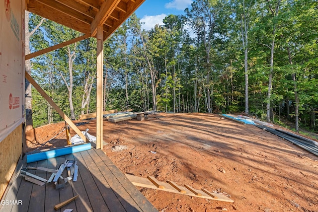 view of deck