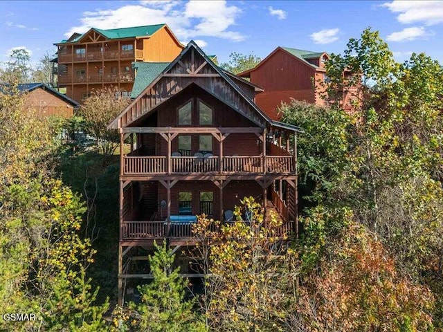 view of rear view of house