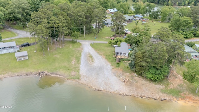 1920 Inskip Ln, Dandridge, TN 37725 - aerial view of property and surrounding area featuring a nearby body of water