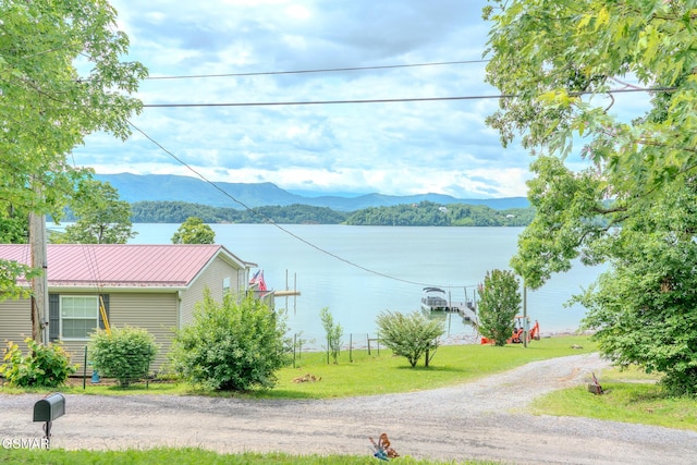 1920 Inskip Ln, Dandridge, TN 37725 - water view with a mountainous background
