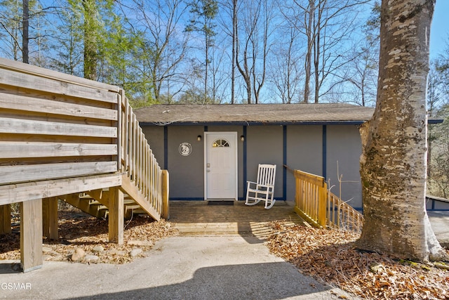 view of entrance to property