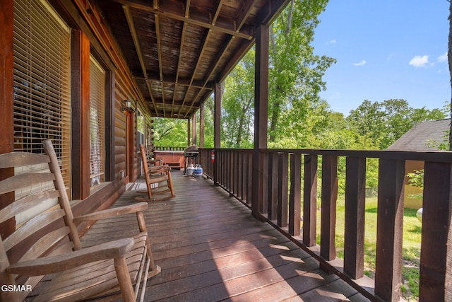 368 Oak Lake Dr, Sevierville, TN 37876 - view of wooden terrace