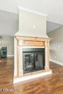 2039 James Rd, Sevierville, TN 37876 - detailed view of a glass covered fireplace and baseboards