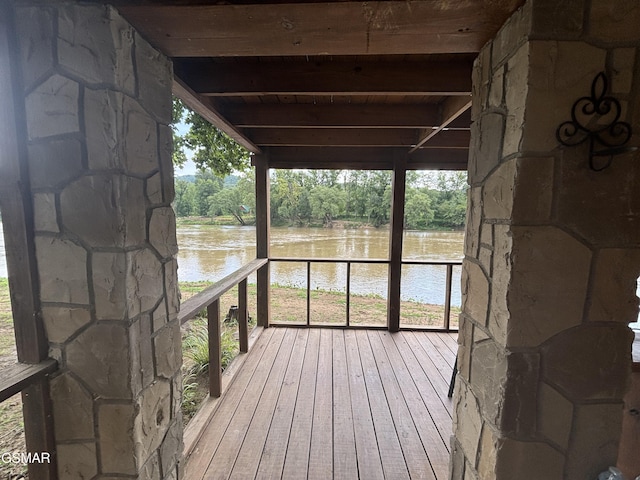 864 Fugate Rd, Del Rio, TN 37727 - deck featuring a water view