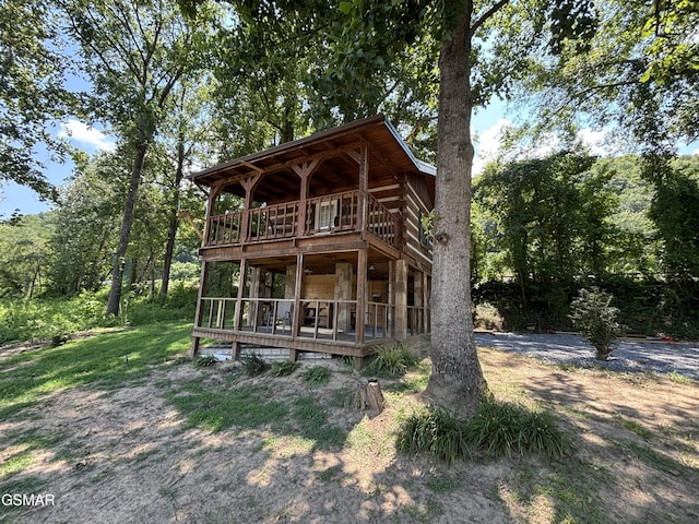 864 Fugate Rd, Del Rio, TN 37727 - view of front of property featuring a deck