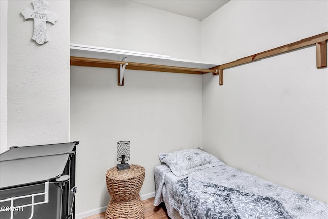 interior space featuring wood finished floors