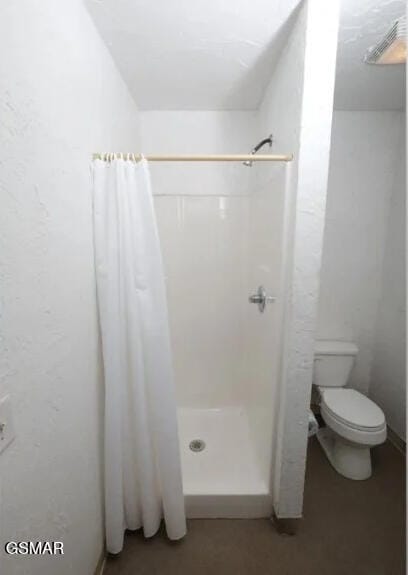 544 Royal Coachman Dr, Pigeon Forge, TN 37863 - bathroom with a shower stall and toilet