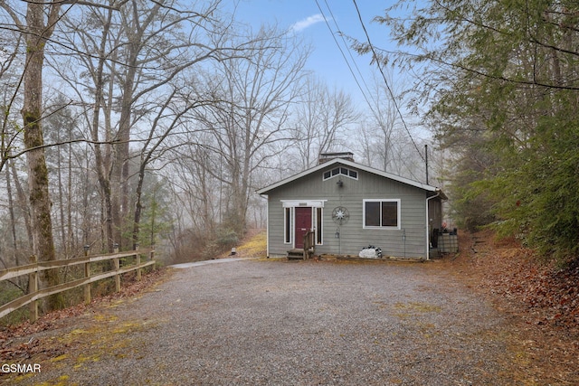 view of front of house