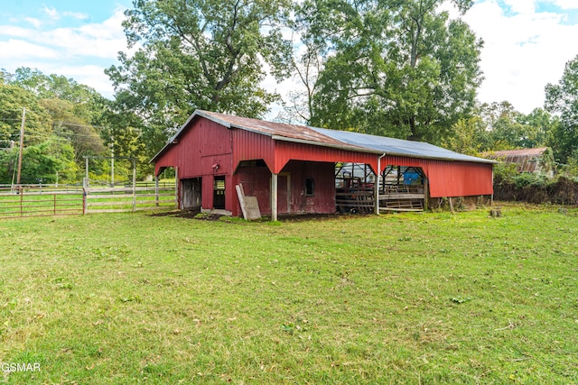 view of stable