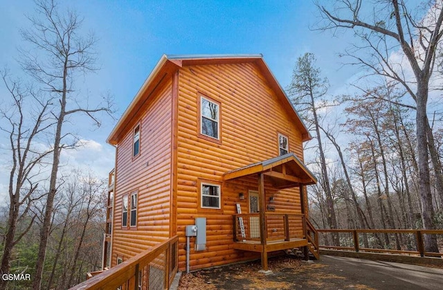 view of rear view of house