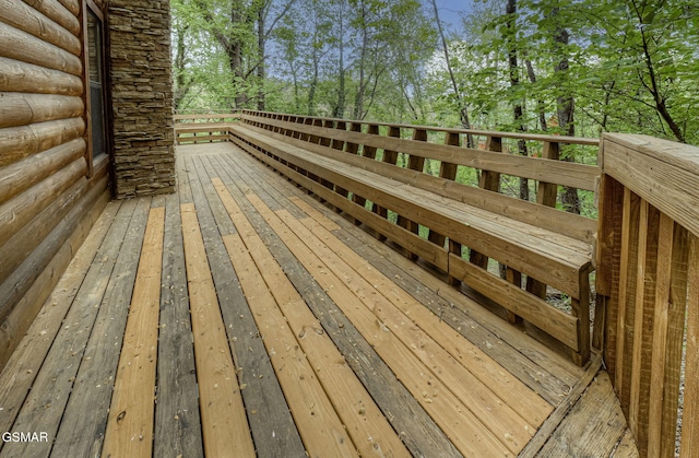 3050 Headrick Dr, Sevierville, TN 37862 - view of wooden terrace