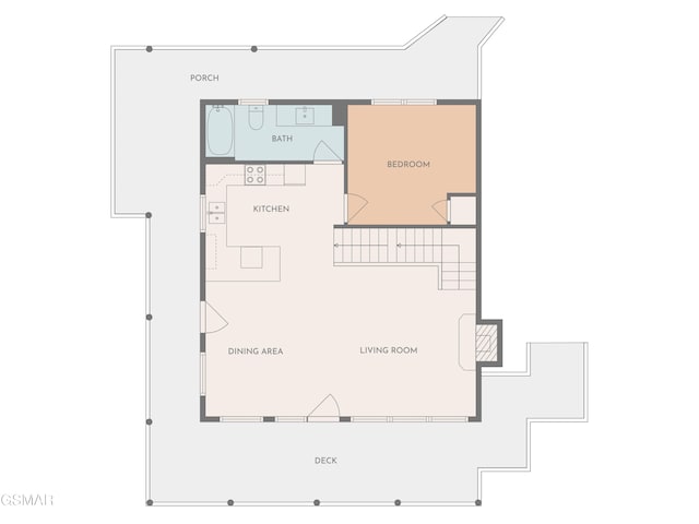 1723 Summit View Way, Sevierville, TN 37862 - view of floor plan / room layout