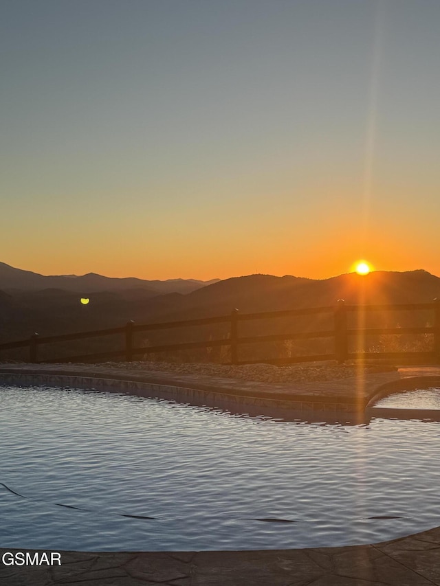 3661 Richardson Cove Rd, Sevierville, TN 37876 - property view of water with a mountain view