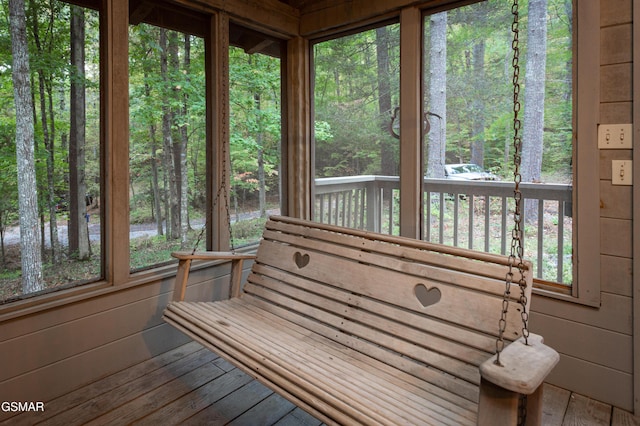 2069 Little Creek Way, Sevierville, TN 37862 - sunroom featuring plenty of natural light and hardwood / wood-style flooring